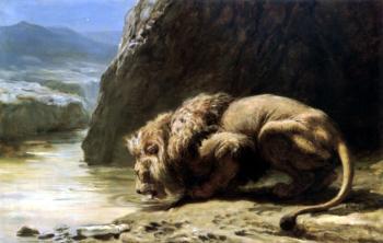 Briton Riviere : The King Drinks